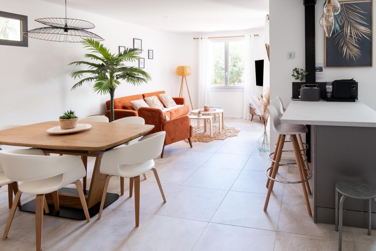L'Oursinade - Jolie Maison Avec Jacuzzi Et Jardin バンドール エクステリア 写真