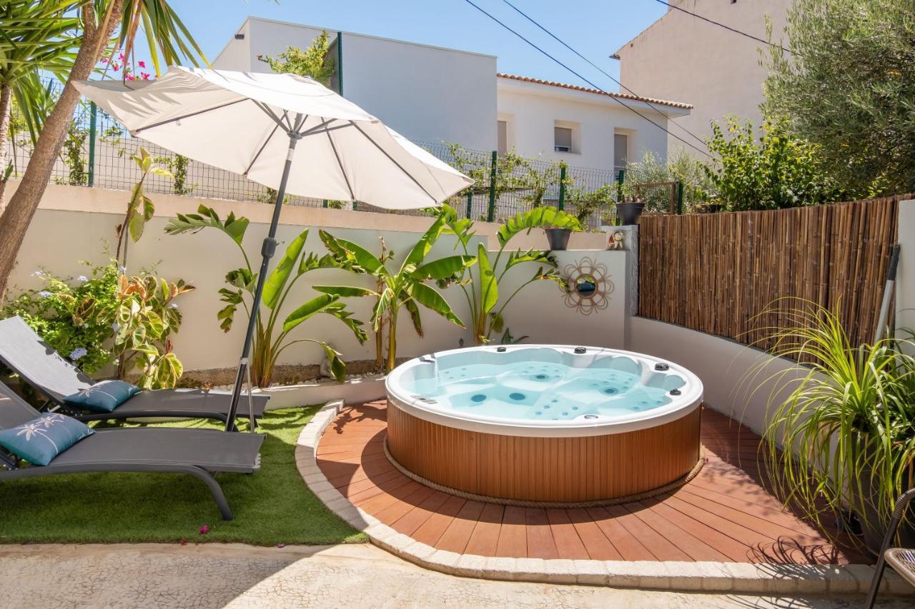 L'Oursinade - Jolie Maison Avec Jacuzzi Et Jardin バンドール エクステリア 写真